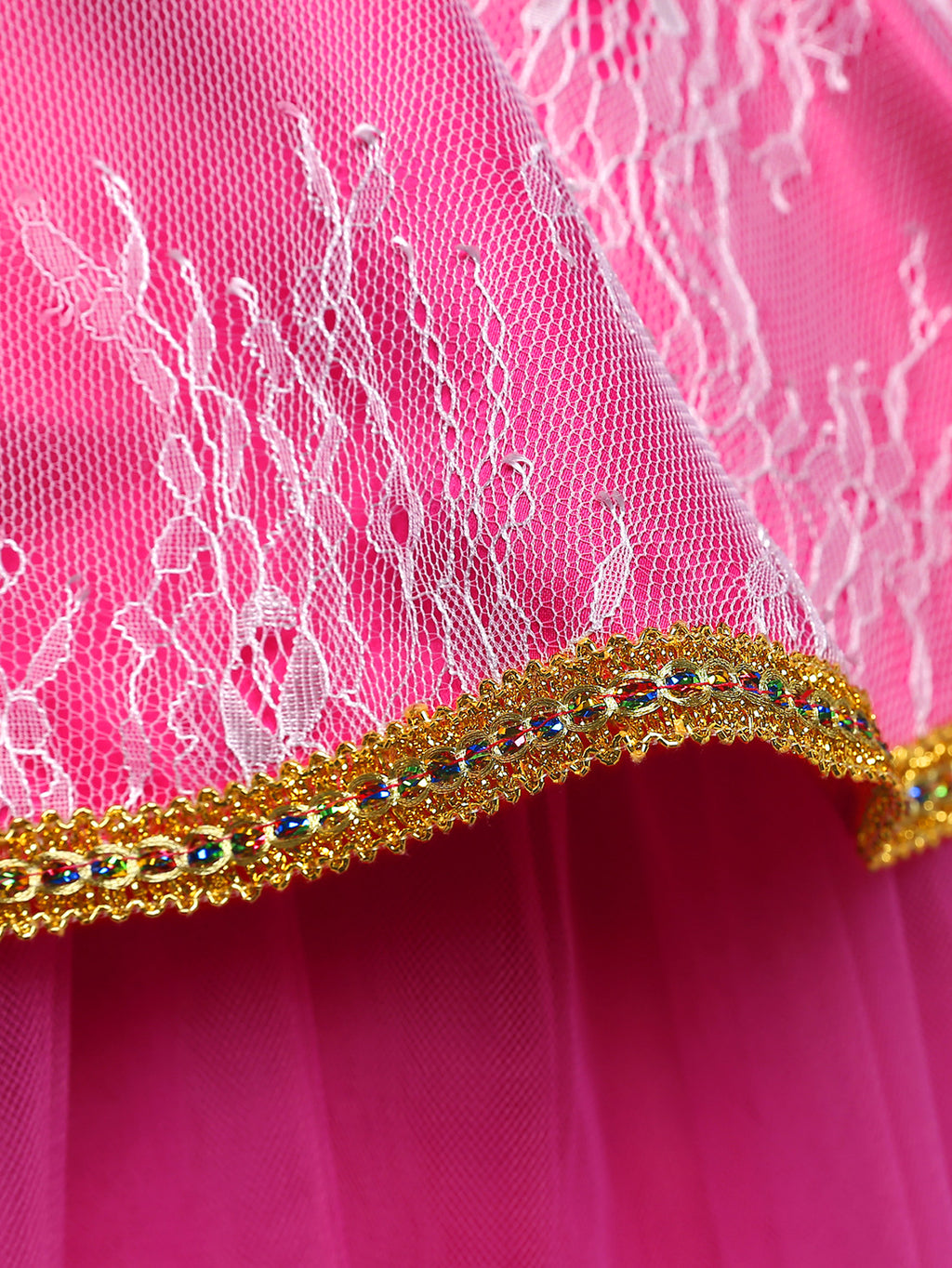 WANSO [Pink Princess] Pink Princess Dress | Children's Birthday Gift Halloween Christmas Performance Party Girls' Outfit with Accessories Set