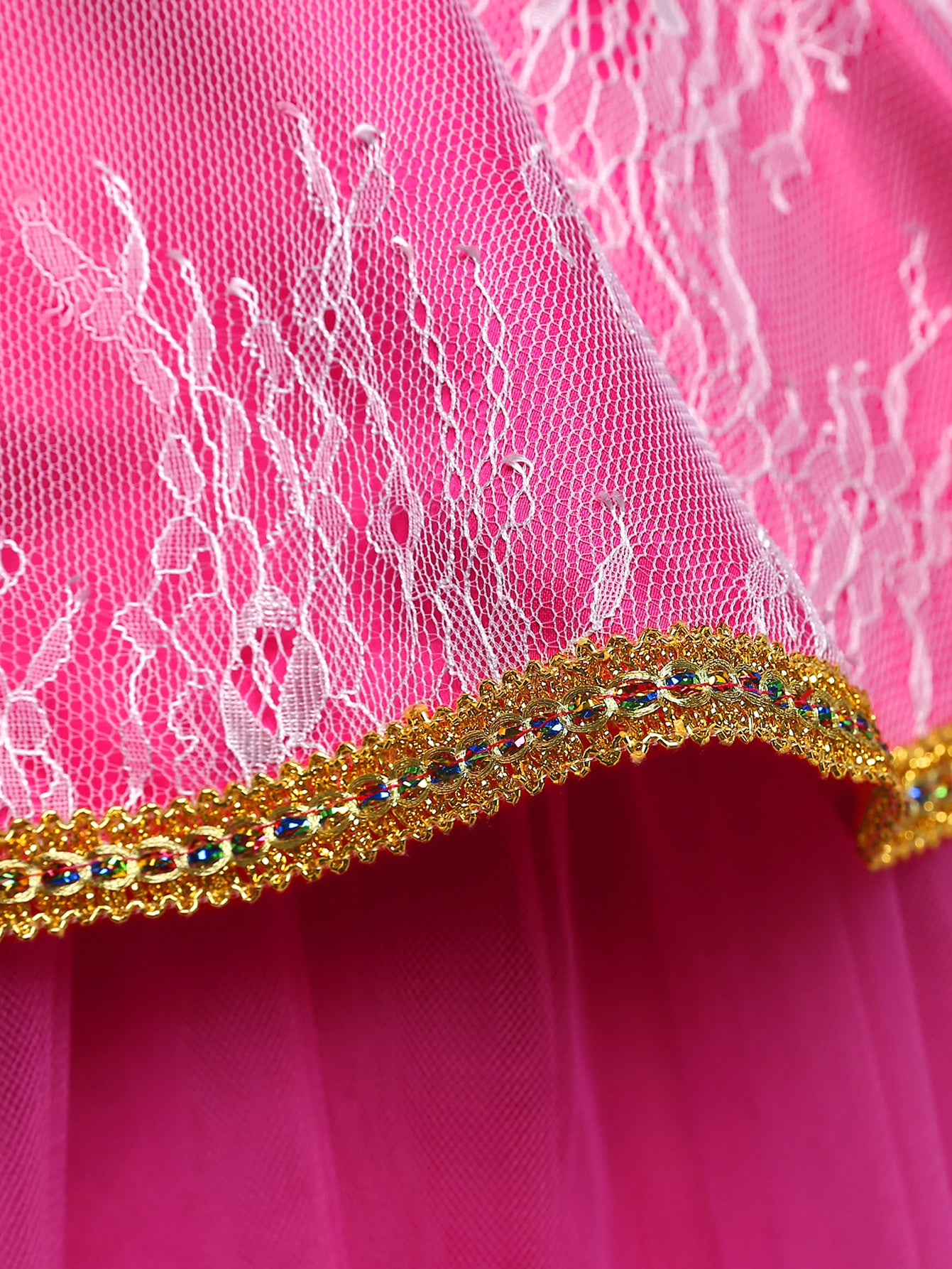 WANSO [Pink Princess] Pink Princess Dress | Children's Birthday Gift Halloween Christmas Performance Party Girls' Outfit with Accessories Set