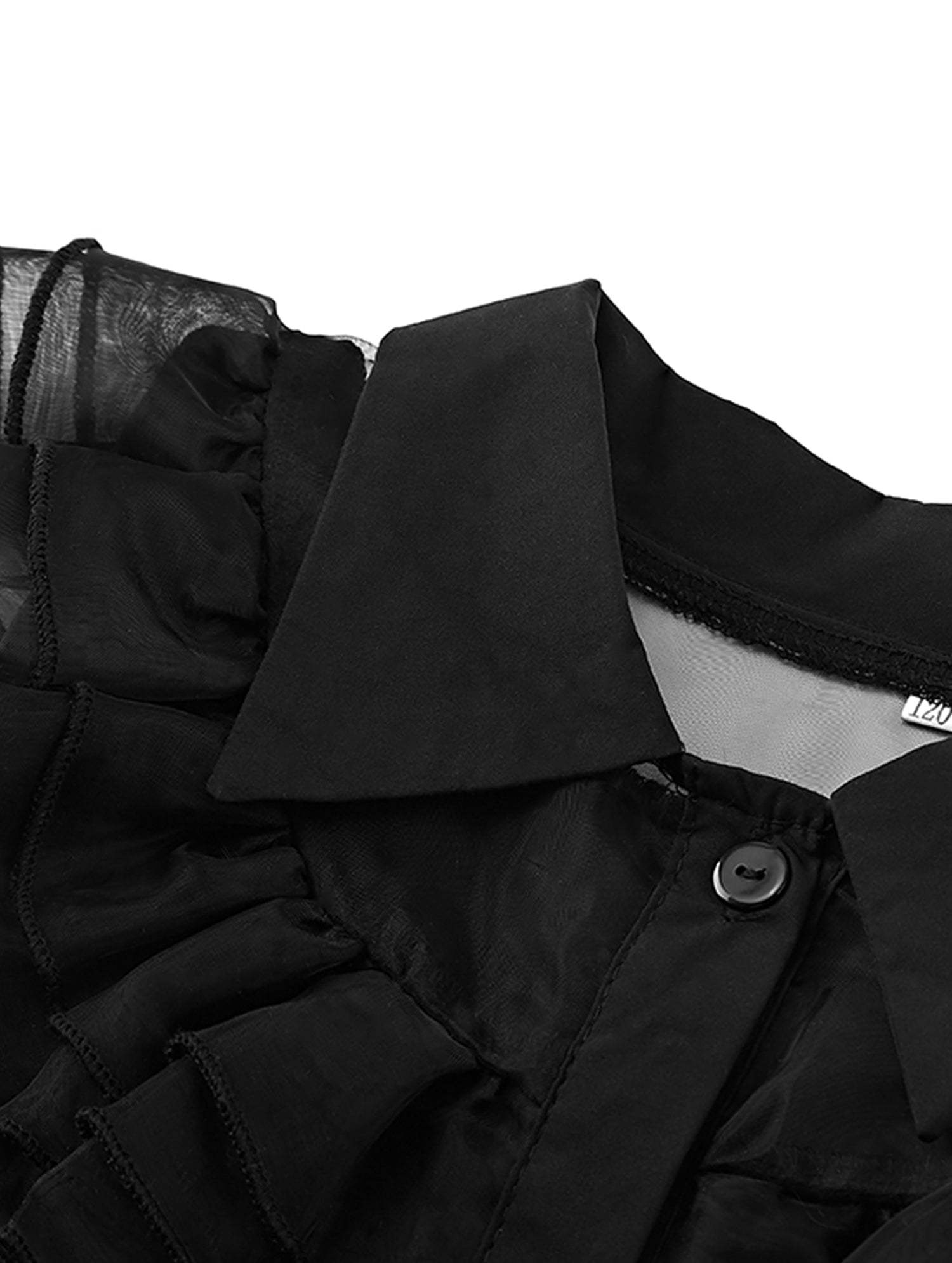 WANSO Black Princess Dress for Girls with Wig Set, Christmas Role Play Halloween Birthday Party Costume Carnival Mardi Gras